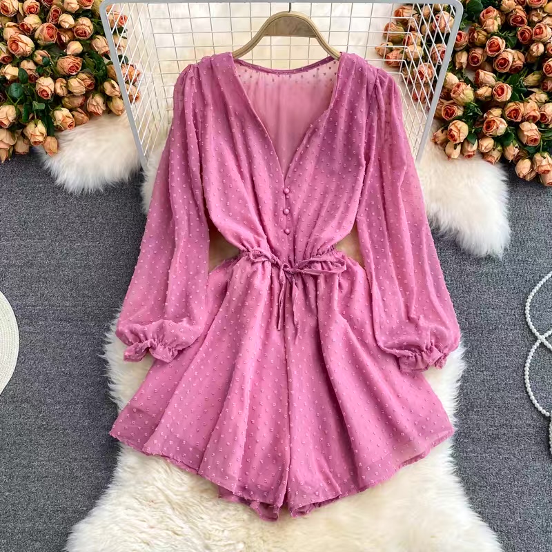 Setting the mood cotton jumpsuit JRZZ516 images